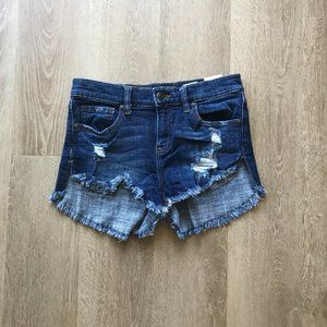 Eunina Cleo distressed denim short